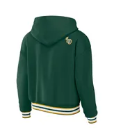 Women's Wear by Erin Andrews Green Bay Packers Lace-Up Pullover Hoodie