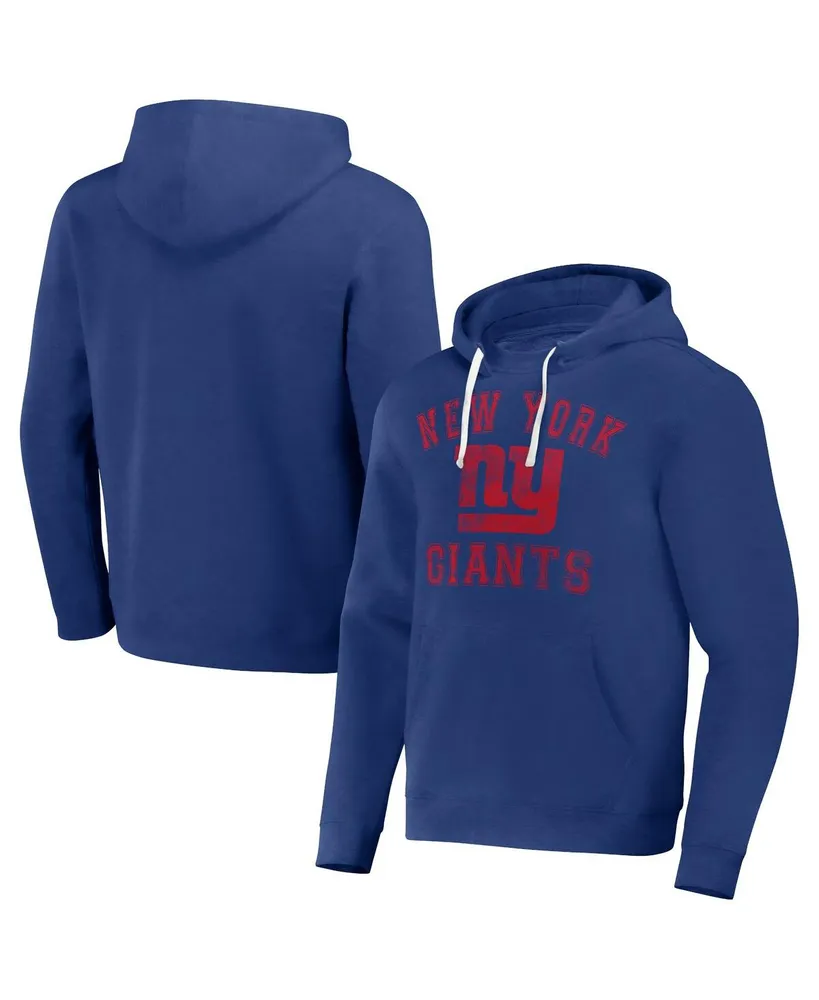 Men's Nfl x Darius Rucker Collection by Fanatics Royal Distressed New York Giants Coaches Pullover Hoodie