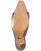 Donna Karan New York Women's Sayer Leather Square Toe Slingback Pumps
