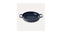 Alva Nori Cast Iron Grill Pan with 2 Handles, 11 inch