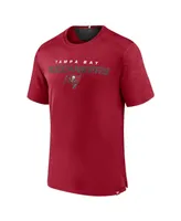 Men's Fanatics Red Tampa Bay Buccaneers Defender Evo T-shirt