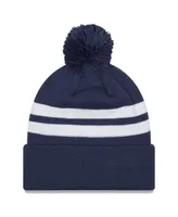 Men's New Era Navy Houston Texans 2023 Afc South Division Champions Cuffed Knit Hat with Pom