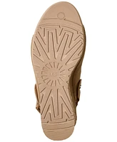 Ugg Women's Abbot Slingback Raffia-Wedge Sandals