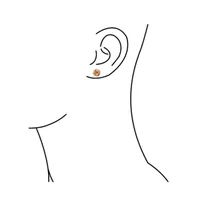 Traditional Classic Round Ball Woven Twisted Rope Cable Love Knot Ball Stud Earrings Rose Gold Plated .925 Sterling Silver