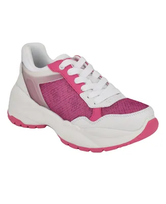 Guess Women's Samra Lace-Up Logo Joggers Sneakers