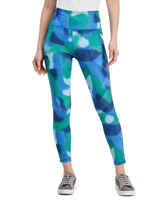 Id Ideology Women's Printed 7/8 Compression Leggings, Created for Macy's