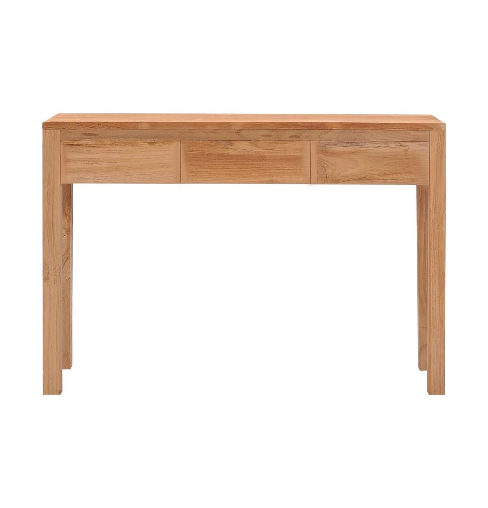 Console Table 43.3"x13.8"x29.5" Solid Wood Teak
