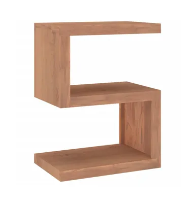 Side Table 17.7"x11.8"x23.6" Solid Wood Teak