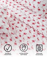 Premium Comforts Coastal Printed Microfiber 3-Pc. Sheet Set, Twin