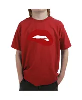 Boy's Word Art T-shirt - Savage Lips