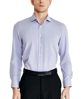 Tallia Men's Slim-Fit Solid Poplin Dress Shirt