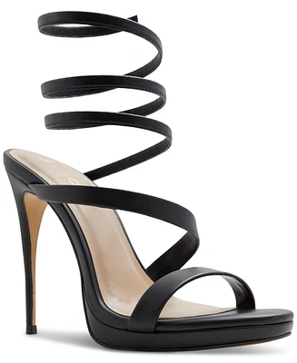 Aldo Women's Kat Leg-Wrap Platform Dress Sandals