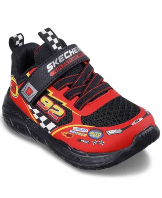 Skechers Toddler Boys Skech Tracks Fastening Strap Casual Sneakers from Finish Line