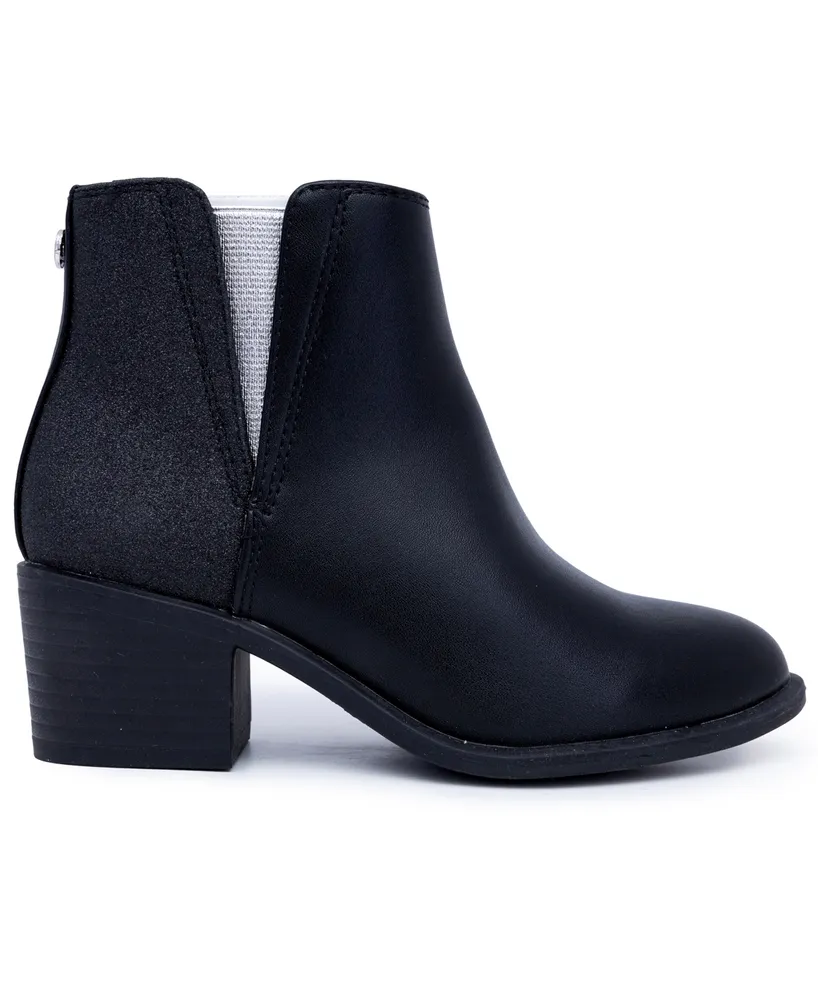Sugar Little and Big Girls Sara Ankle Slits Round Toe Chelsea Boots