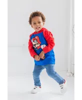 Super Mario Toddler Boys Fleece Long Sleeve Hoodie