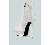 Encanto High Heeled Ankle Boots