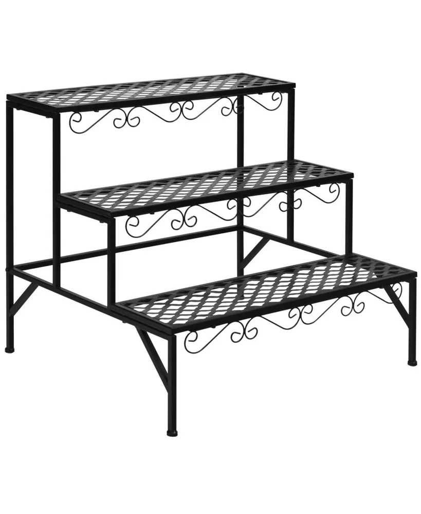 3 Tiers Metal Decorative Plant Stand