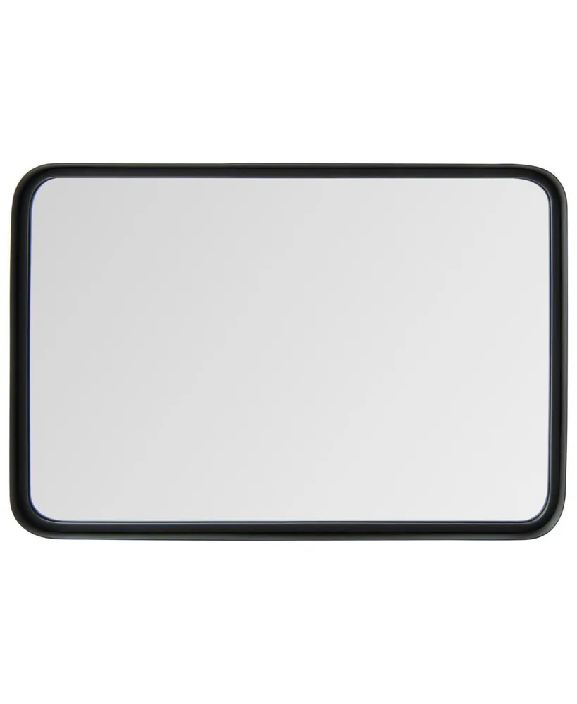 Rectangular Wall Mount Bathroom Mirror with Solid Steel Frame