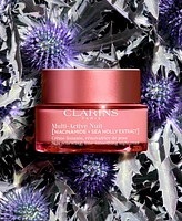 Clarins Multi-Active Night Moisturizer For Lines, Pores & Glow With Niacinamide