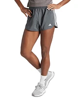 adidas Women's Pacer Training 3-Stripes Woven High-Rise Shorts