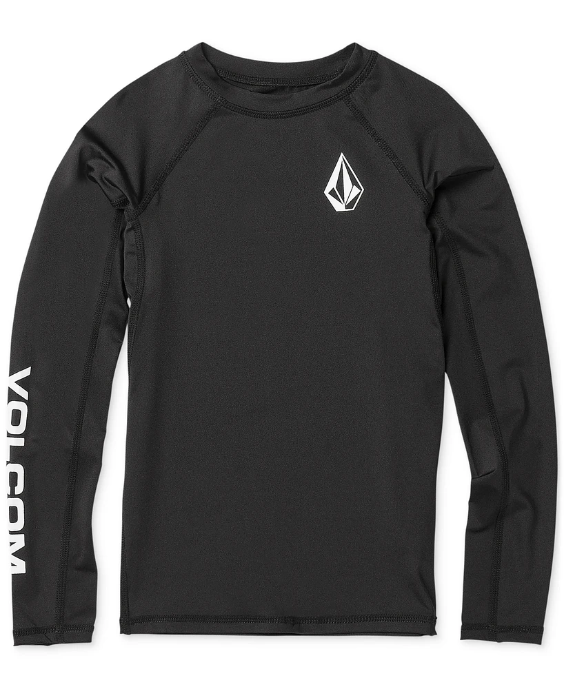 Volcom Big Boys Lido Long-Sleeved Rashguard Swim Top