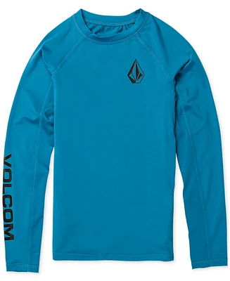 Volcom Big Boys Lido Long-Sleeved Rashguard Swim Top