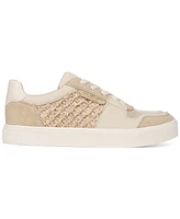 Sam Edelman Women's Elcie Lace-Up Raffia Court Sneakers