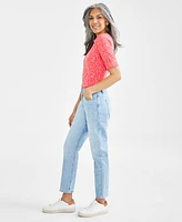 Style & Co Women's Mid-Rise Relaxed Girlfriend Jeans, Created for Macy's