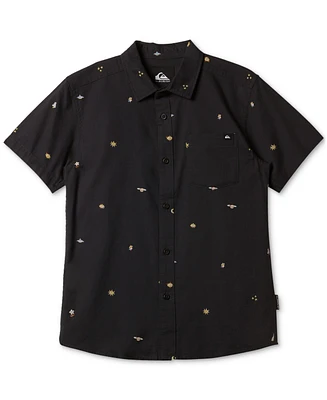 Quiksilver Big Boys Apero Classic Short-Sleeve Cotton Shirt