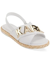 Karl Lagerfeld Paris Women's Charla Slingback Espadrille Sandals