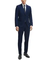 Boss by Hugo Men's Checked Slim-Fit 2 Pc Suit