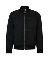 Boss by Hugo Boss Men's 3D-Effect Monogram Regular-Fit Jacket