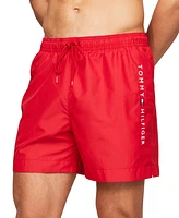Tommy Hilfiger Men's Drawstring Logo 7" Swim Trunks
