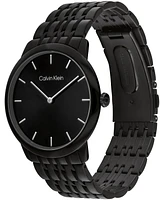 Calvin Klein Men's Intrigue Black Stainless Steel Bracelet Watch 40mm