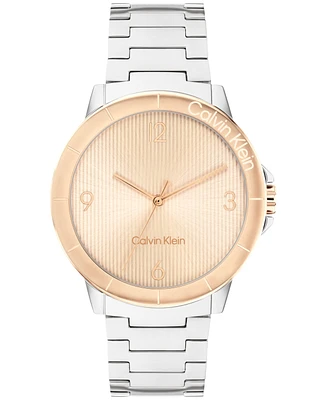 Calvin Klein Women's Vivacious Two-Tone Stainless Steel Bracelet Watch 36mm