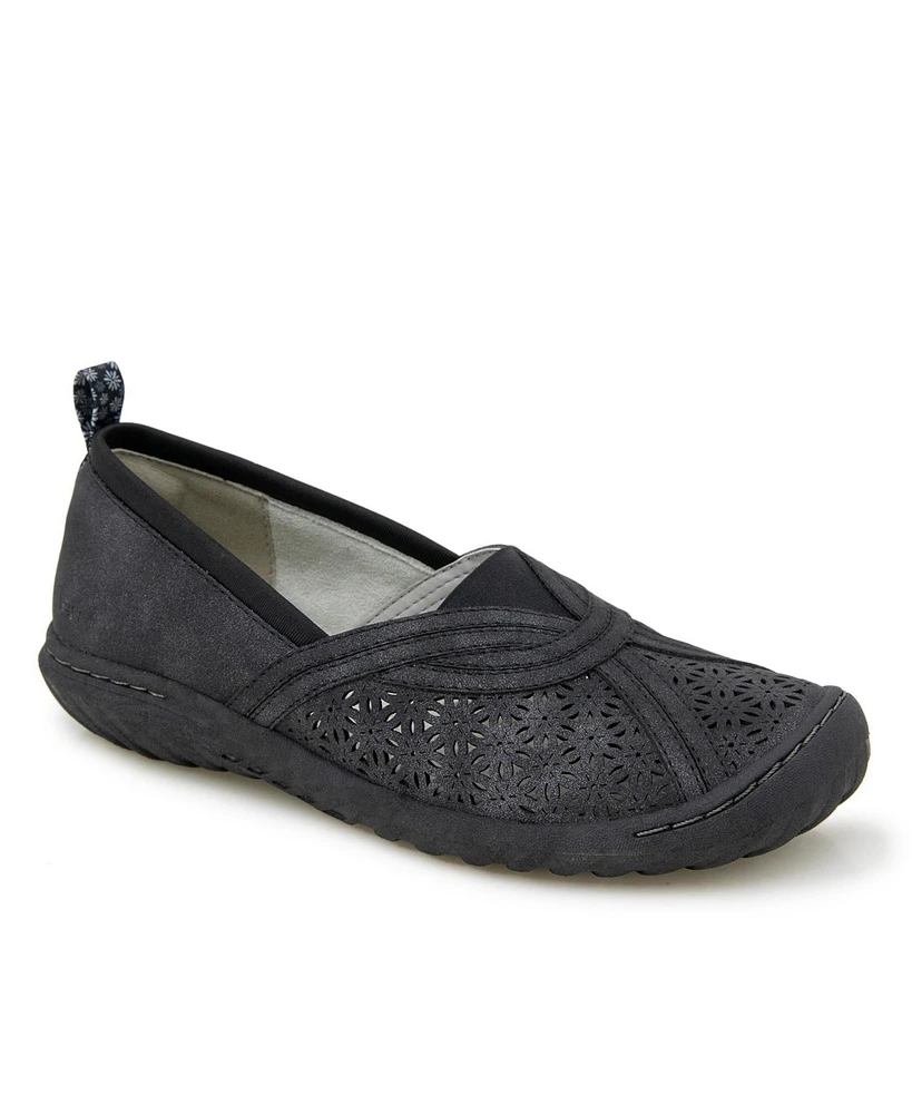 Jbu Women's Florida Slip-On Flat Shoe