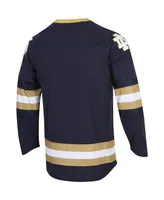 Men's Under Armour Navy Notre Dame Fighting Irish Ua Replica Hockey Jersey