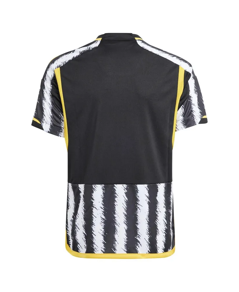 Big Boys and Big Girls adidas Black Juventus 2023/24 Home Replica Jersey