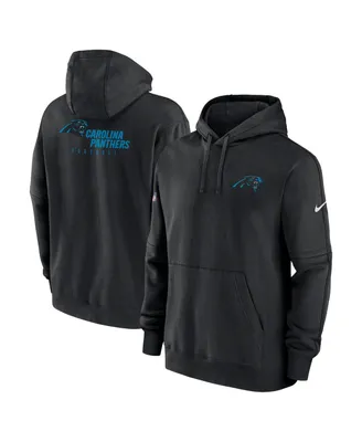 Men's Nike Black Carolina Panthers Sideline Club Fleece Pullover Hoodie