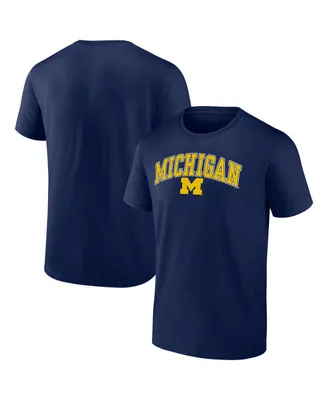 Men's Fanatics Navy Michigan Wolverines Campus T-shirt