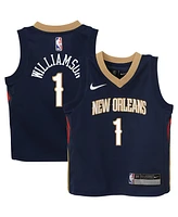 Toddler Boys and Girls Nike Zion Williamson Navy New Orleans Pelicans Swingman Player Jersey - Icon Edition