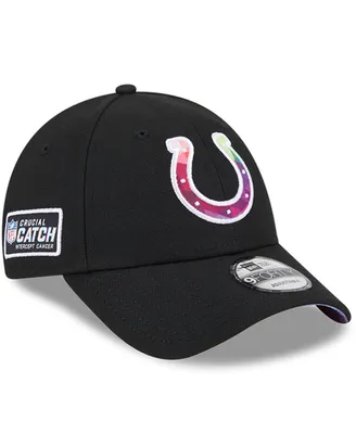 Men's New Era Black Indianapolis Colts 2023 Nfl Crucial Catch 9FORTY Adjustable Hat