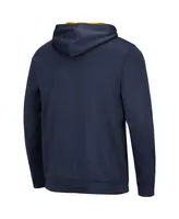 Men's Colosseum Navy West Virginia Mountaineers Resistance Pullover Hoodie