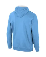 Men's Colosseum Light Blue Columbia University Team Half-Zip Pullover Hoodie