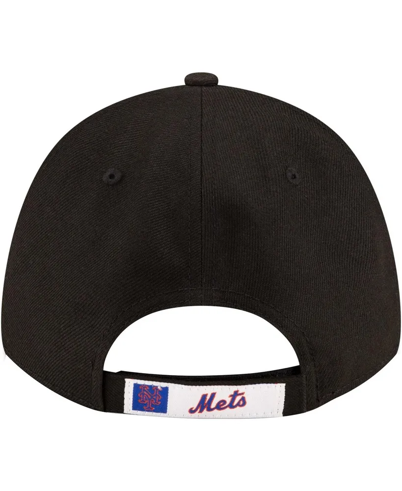 Men's New Era Black New York Mets Alternate The League 9FORTY Adjustable Hat