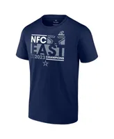 Men's Fanatics Navy Dallas Cowboys 2023 Nfc East Division Champions Conquer T-shirt