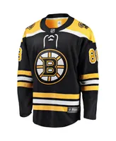 Men's Fanatics David Pastrnak Black Boston Bruins Home Breakaway Jersey