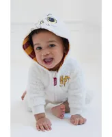 Harry Potter Hedwig Owl Boys Zip Up Costume Coverall White Infant