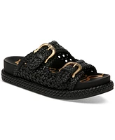 Sam Edelman Reid Woven Double Buckle Platform Sandals