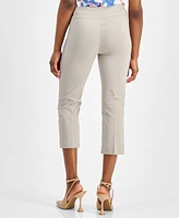 I.n.c. International Concepts Petite Mid-Rise Straight-Leg Capri Pants, Created for Macy's